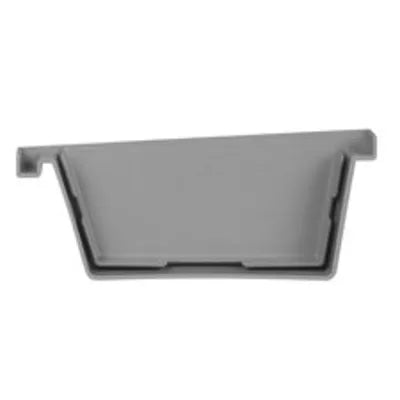 Eindstuk grijs links 140mm
