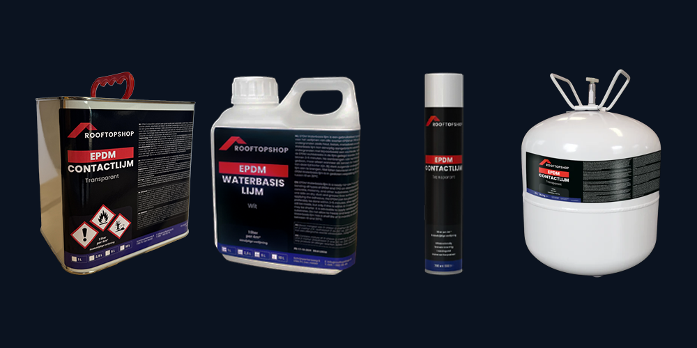 Contactlijm of bodemlijm? Dit gebruik je bij EPDM dakbedekking