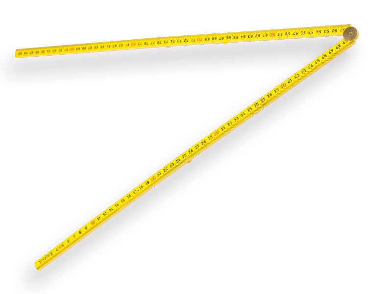 Duimstok glasfiber geel 2