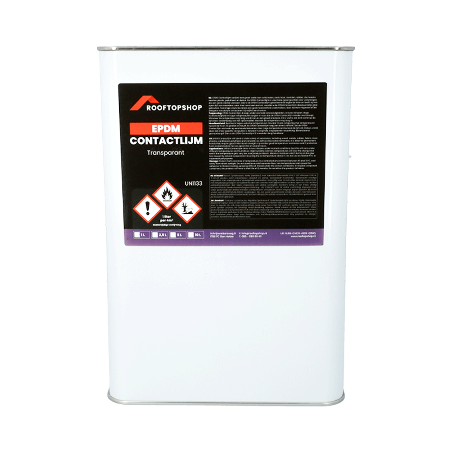 EPDM contactlijm 10 liter