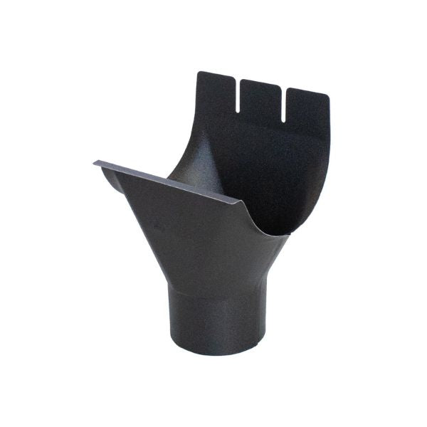 Gootuitloop magnelis 125mm 90mm zwart
