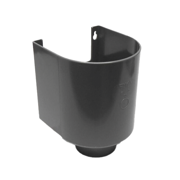 PVC Vergaarbak Halfrond 80mm