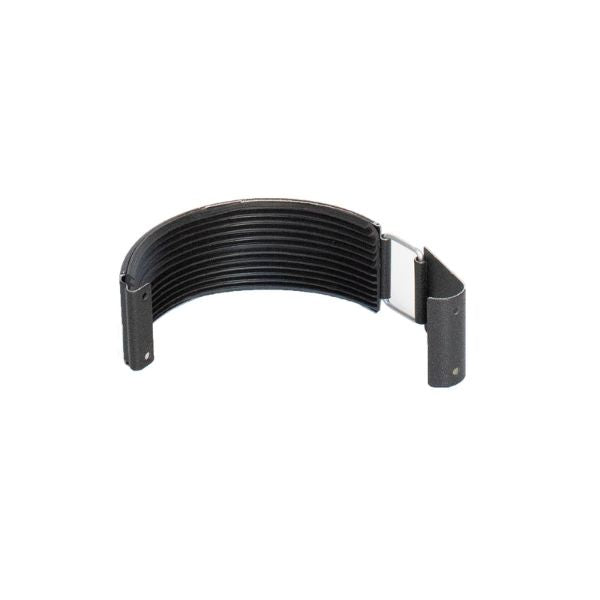 dakgoot verbindingsstuk met rubber 125mm zwart