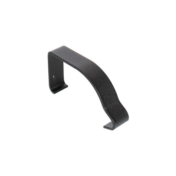 Gootbeugel 125mm kort magnelis zwart